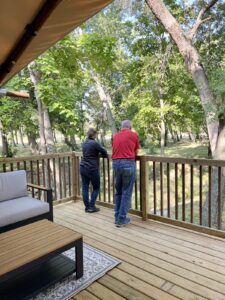 Safari Cantina deck looking outward
