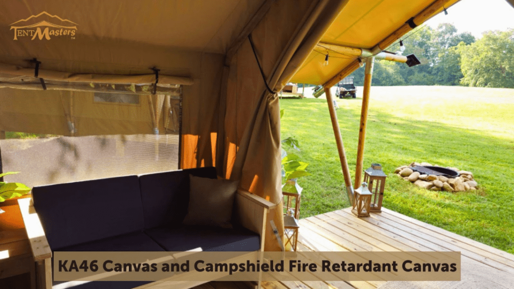 KA46 Canvas and Campshield Fire Retardant Canvas by TenCate