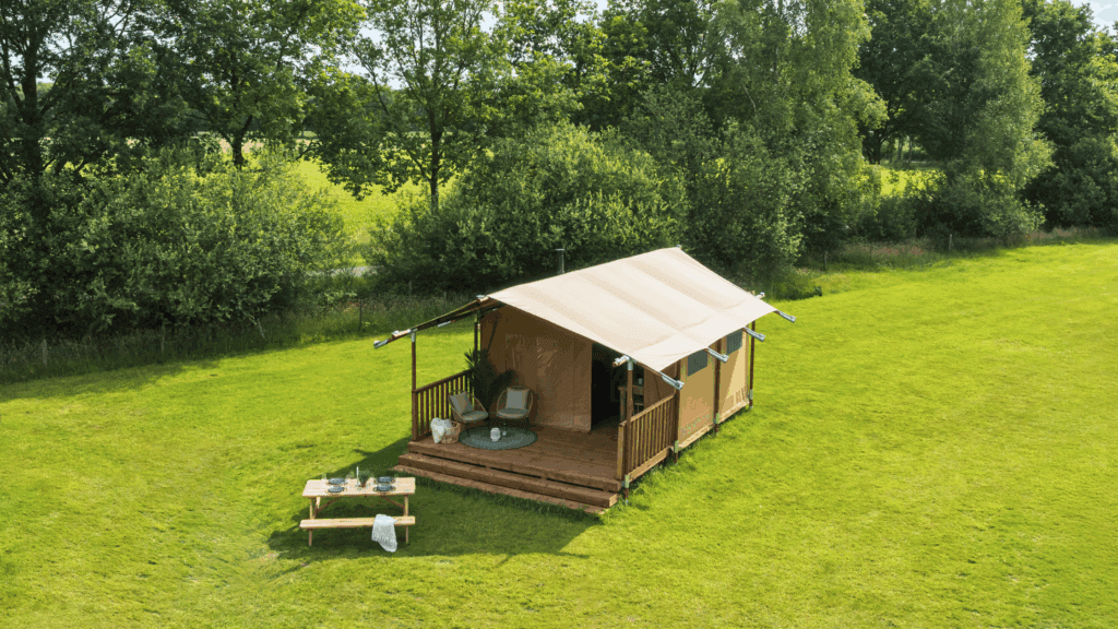 Cozy Glamping Tent Camping